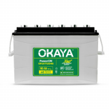 OKAYA PowerON OPJXT12048 90Ah 12V Short Tubular Inverter Battery